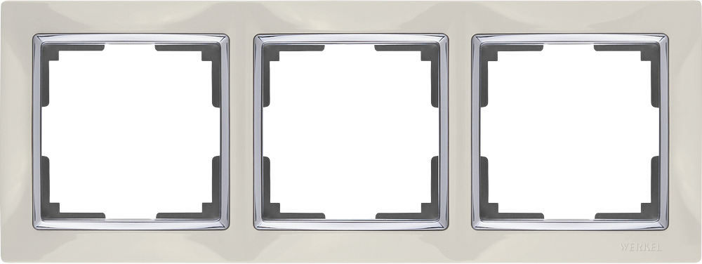 

Рамка для выключателя Werkel WL03-Frame-03 a028902 слоновая кость, Белый