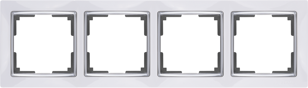

Рамка для выключателя Werkel WL03-Frame-04-white a028883 белый