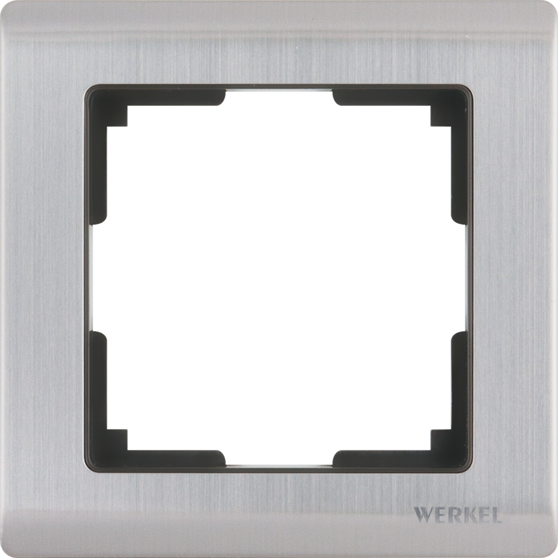 

Рамка для выключателя Werkel WL02-Frame-01 a028859 глянцевый никель, Серебристый