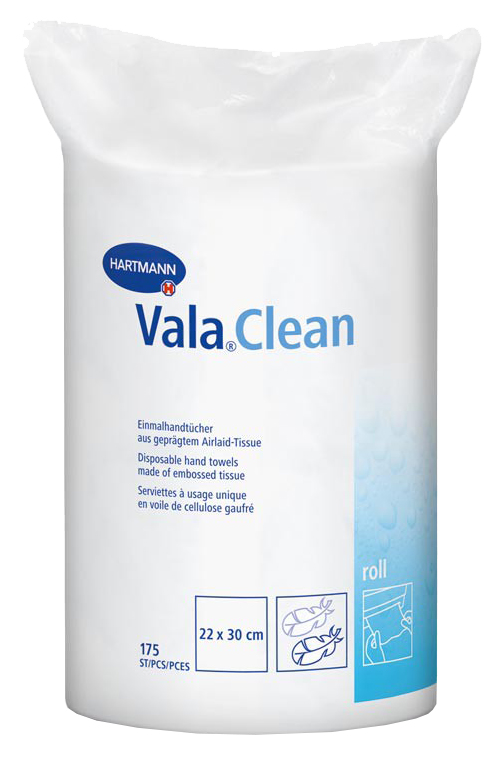 фото Одноразовые полотенца в рулоне hartmann vala clean roll, 22х30 см