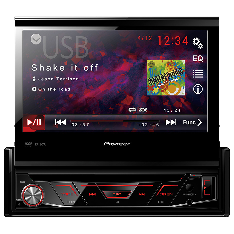 

Автомобильная магнитола PioneerAVH-3100DVD 4x50Вт, AVH-3100DVD
