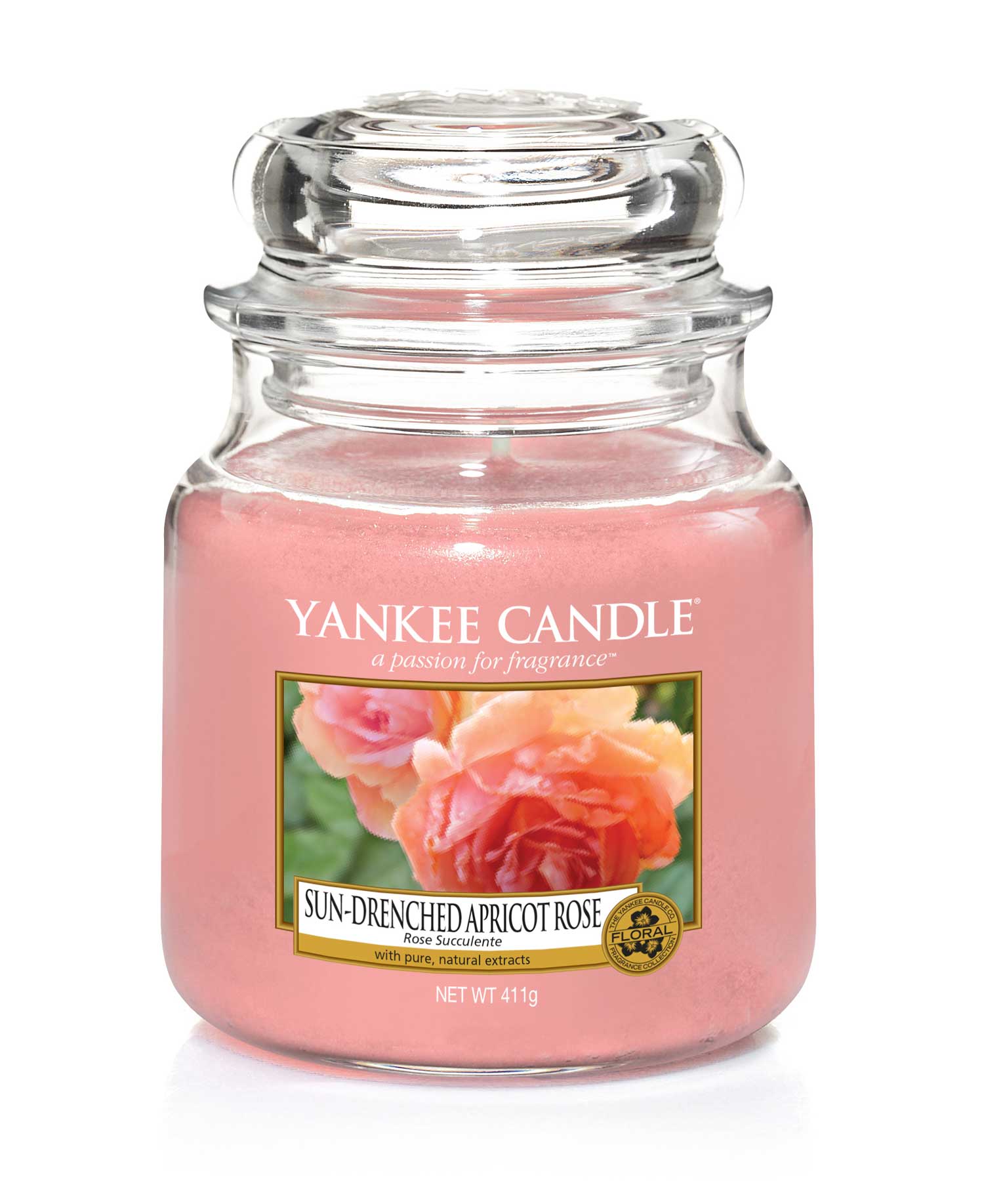 

Свеча Yankee Candle Sun-Drenched Apricot Rose Medium Jar Candle