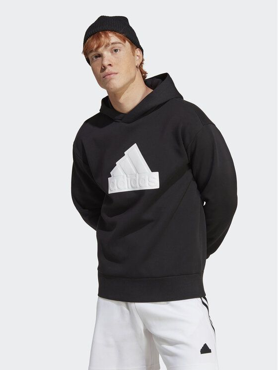 

Худи мужское Adidas 0000301176596 черное S, Черный, 0000301176596