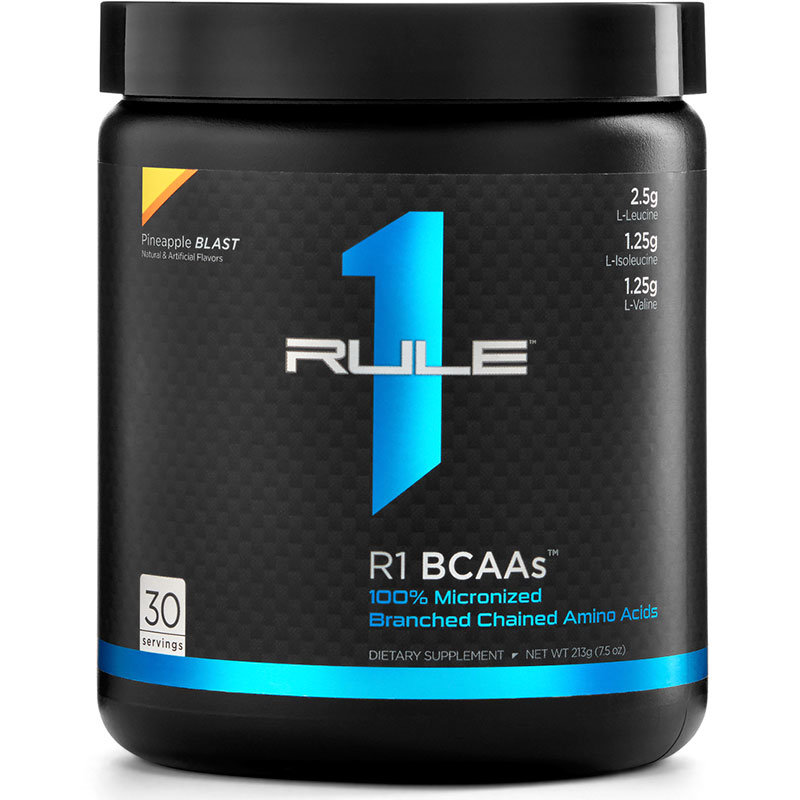 фото Аминокислоты бцаа в порошке rule one bcaa 221 гр (ананас) rule one proteins