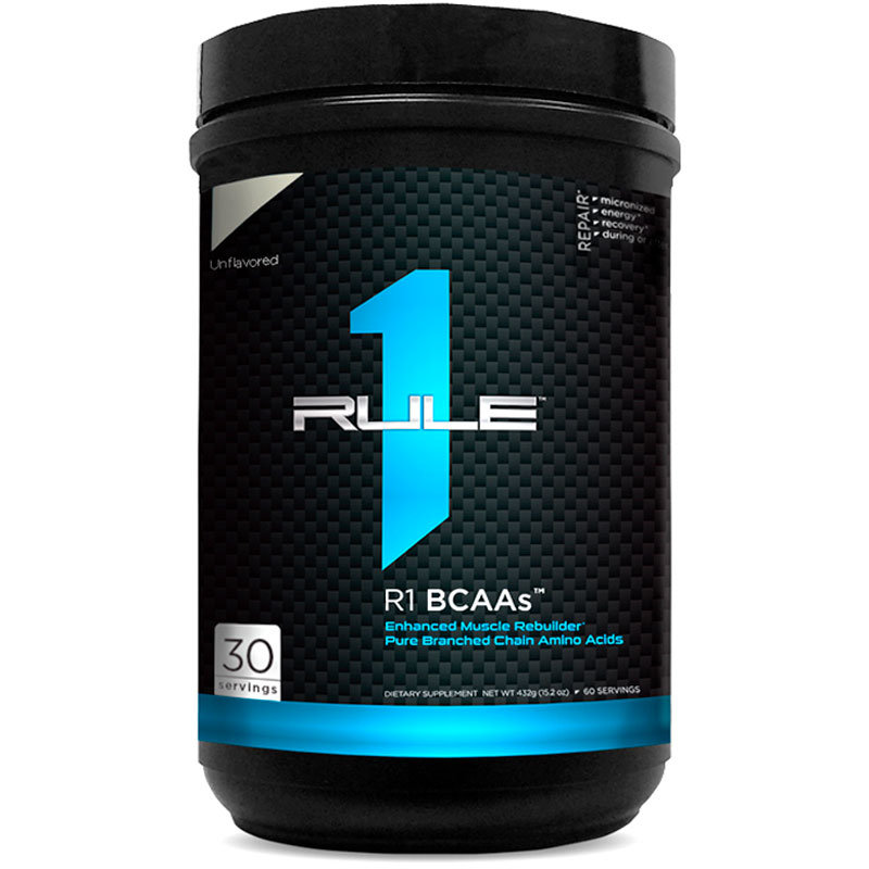 фото Аминокислоты бцаа в порошке rule one bcaa unflavored 158 гр rule one proteins