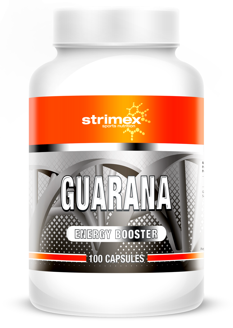 фото Энергетик strimex guarana, 100 капсул, без вкуса