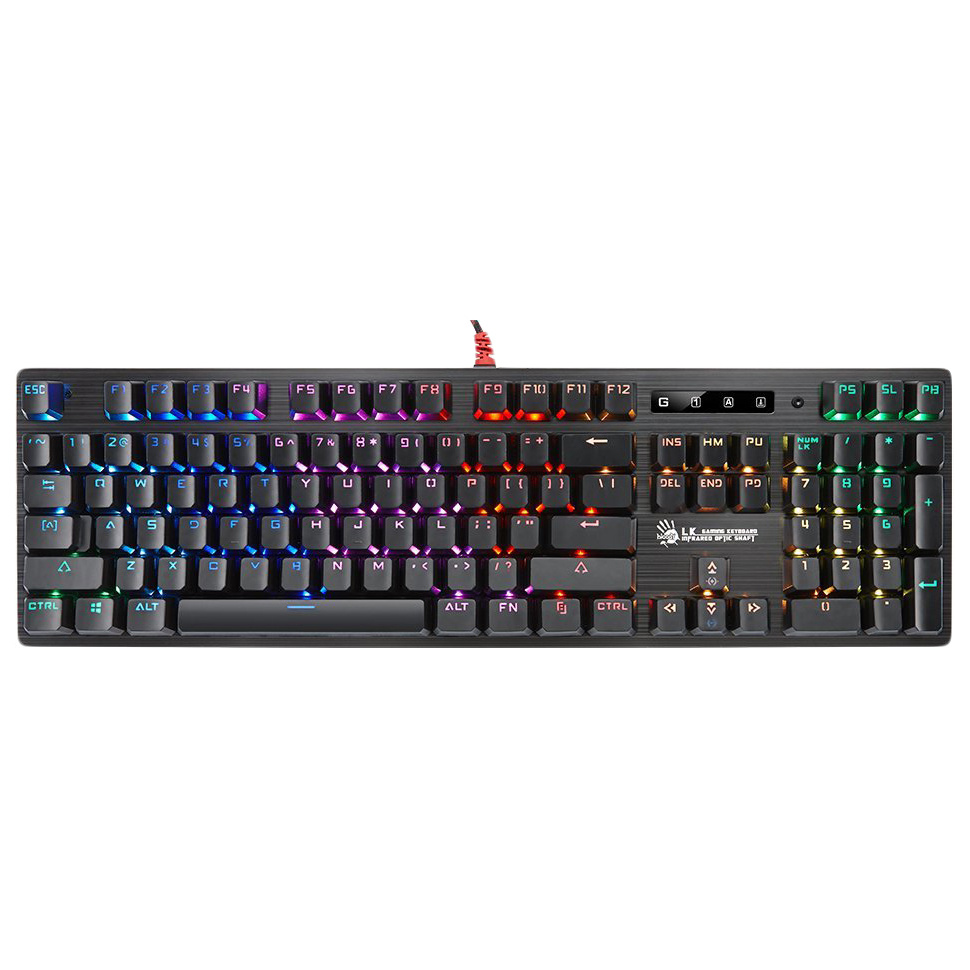 Игровая клавиатура A4Tech Bloody B820R Black (Blue Switches)