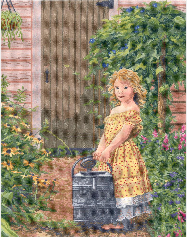 Набор для вышивания Janlynn Дочь садовника (размер 30 х 40 см.)