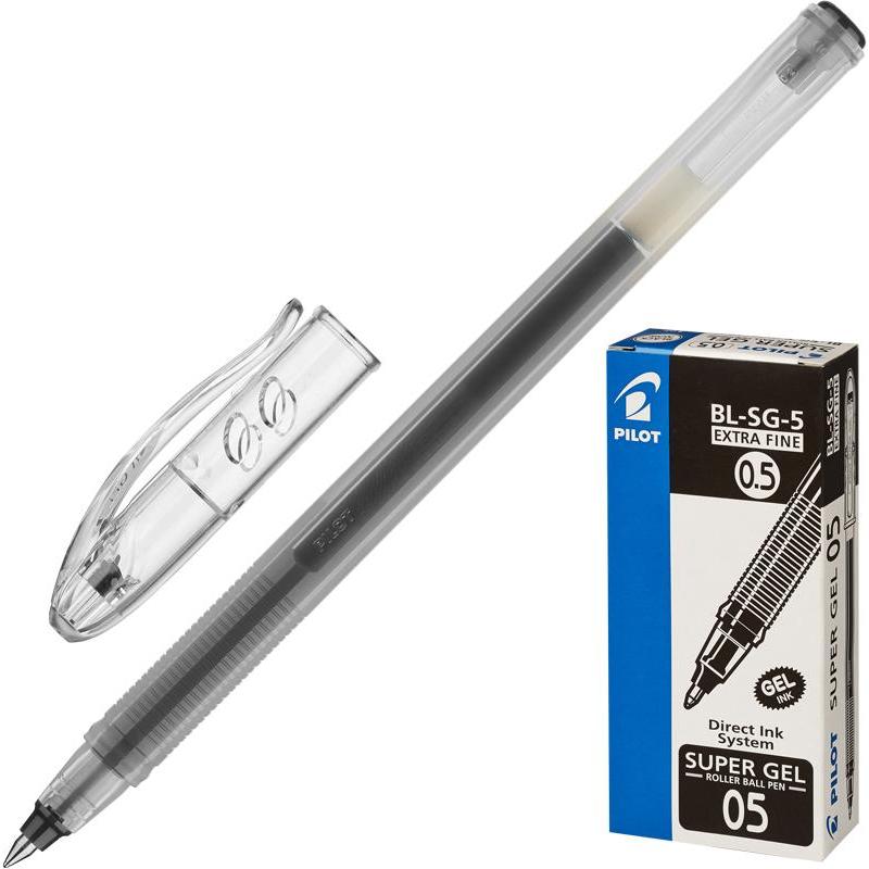 

Ручка гелевая Pilot BL-SG5 черная, 0,3 мм, 1 шт.
