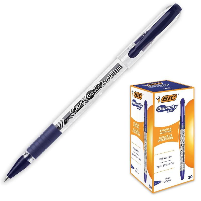 Ручка гелевая BIC Gel-Ocity Stic CEL1010265, синяя, 0,5 мм, 1 шт.