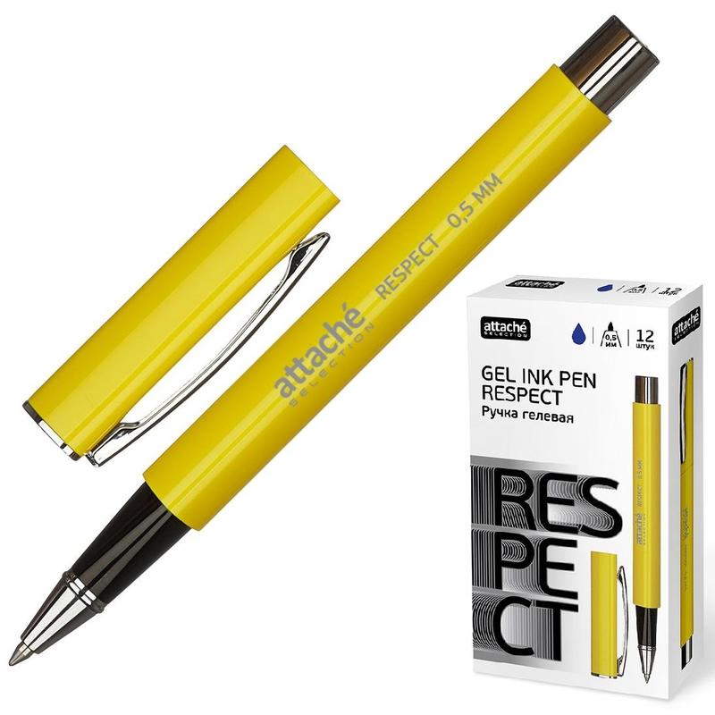 

Ручка гелевая Attache Selection Respect KO_1098093, синяя, 0,5 мм, 1 шт.