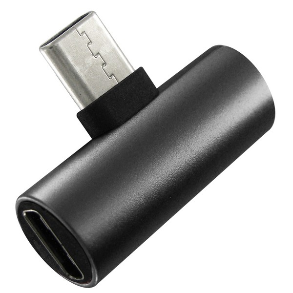 

Переходник USB Type-C to USB Type-C (Charging) + USB Type-C (Audio) black
