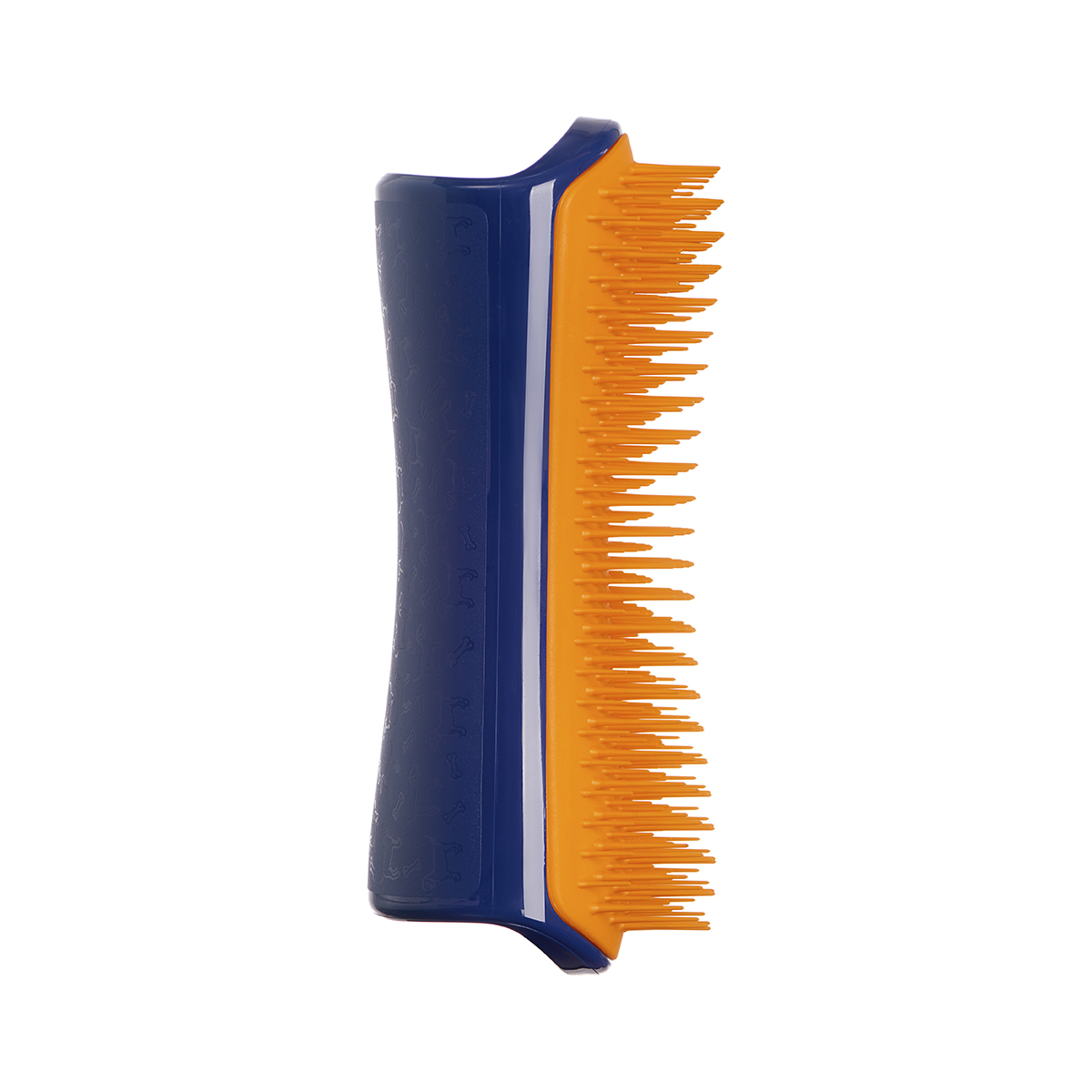 фото Расческа для распутывания шерсти pet teezer detangling & dog grooming brush navy & orange