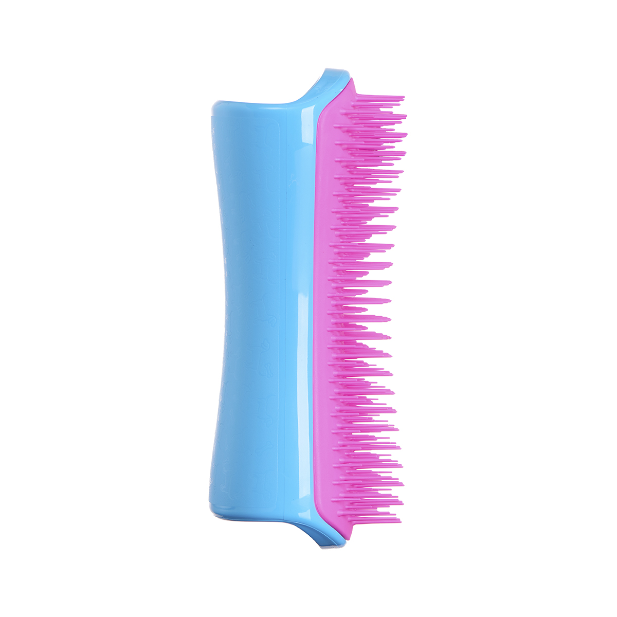 фото Расческа для вычесывания шерсти pet teezer de-shedding & dog grooming brush blue & pink