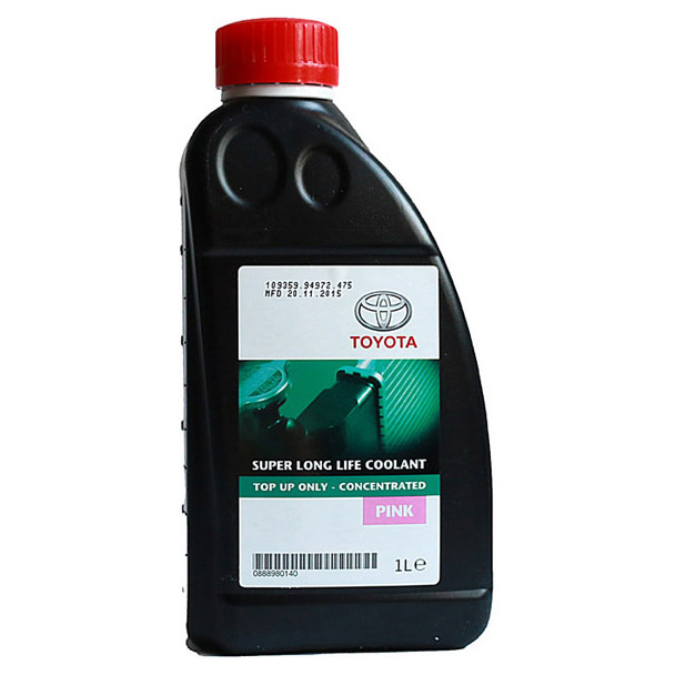 фото Антифриз (концентрат) 1л - super long life coolant concentrated pink (розовый) toyota