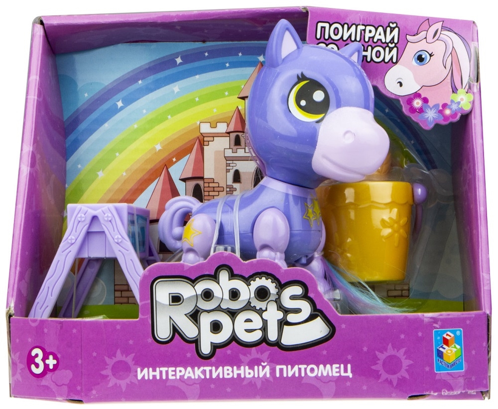 

RoboPets 1 TOY Т16977 Игривый пони, фиолетовый