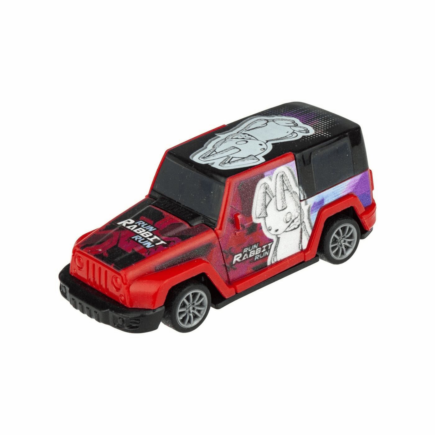 

игрушечная машинка инерционная 1toy Т17090-21 CrashFest Rabbit, 10 см, Разноцветный