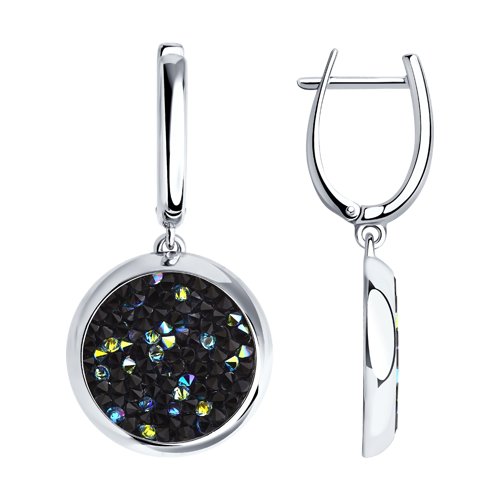 

Серьги женские из серебра SOKOLOV 94022684, фианит, 94022684