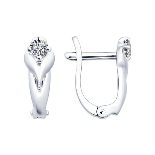 

Серьги из серебра SOKOLOV 94021824, фианит, 94021824