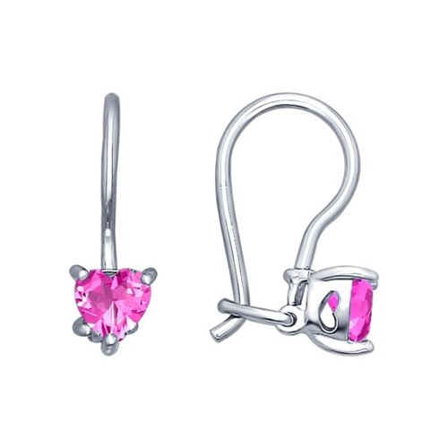 

Серьги из серебра SOKOLOV 94020587, фианит, 94020587