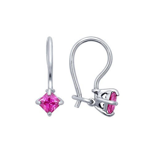 

Серьги из серебра SOKOLOV 94020583, фианит, 94020583