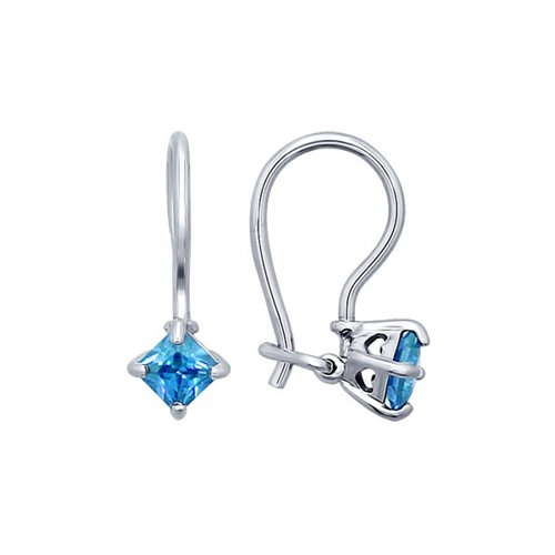 

Серьги из серебра SOKOLOV 94020582, фианит, 94020582