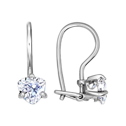 

Серьги из серебра SOKOLOV 94020577, фианит, 94020577