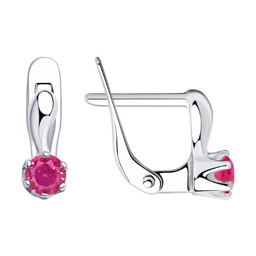 

Серьги из серебра SOKOLOV 94020451, фианит, 94020451