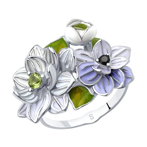 

Кольцо из серебра с фианитом р. 19 SOKOLOV 94013081, 94013081