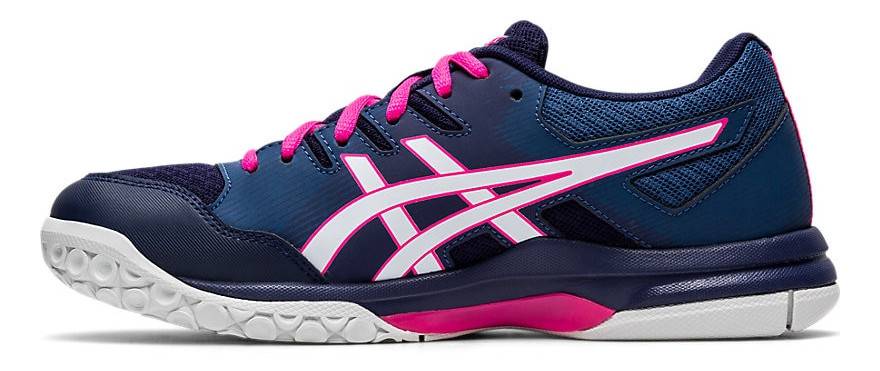 фото Кроссовки женские asics gel-rocket 9 w синие 6.5 us