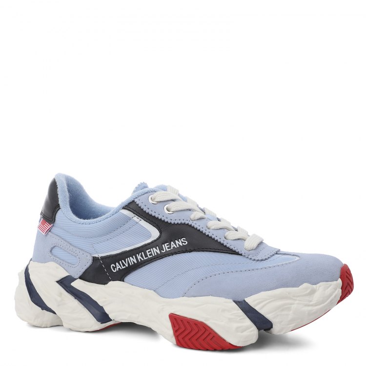 фото Кроссовки женские calvin klein jeans sigma голубые 37 eu