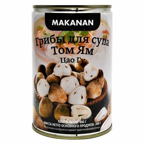 

Грибы Цао Гу Makanan консервированные 400 г, 3361320