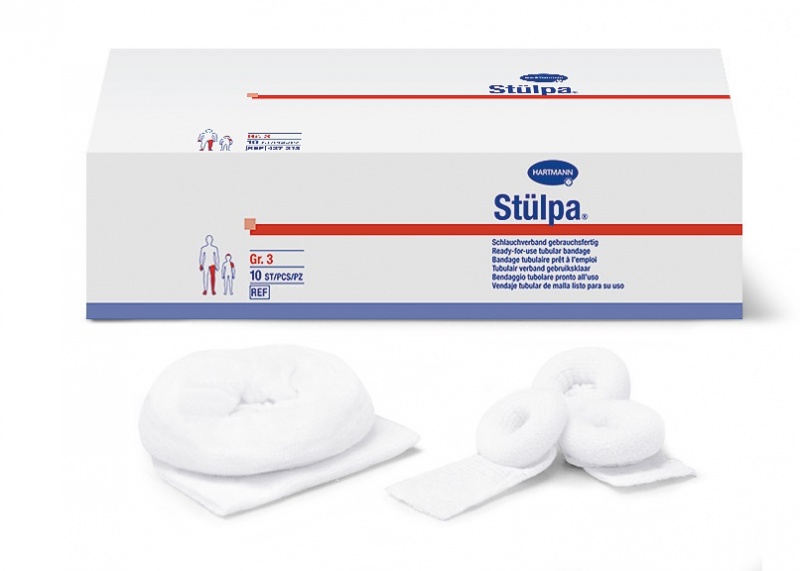 

Бинт Stulpa трубчатый размер 3 10 шт., 427253