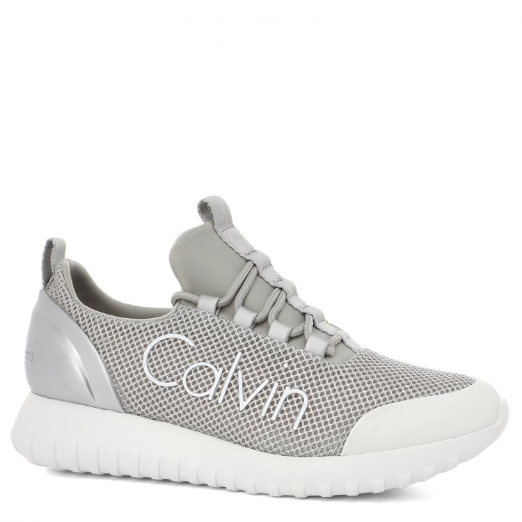 фото Кроссовки женские calvin klein jeans reika серебряные 38 eu