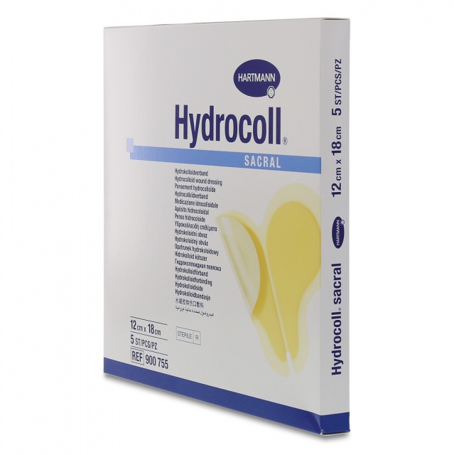 Повязка Hydrocoll сакрал на область крестца гидроколлоидная самоклеящаяся 12 х 18 см 5 шт.