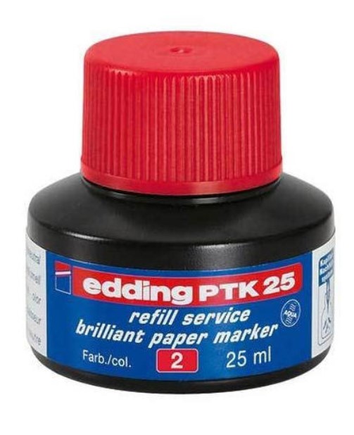 

Чернила Edding E-PTK25#2 пластиковый флакон красные 1шт