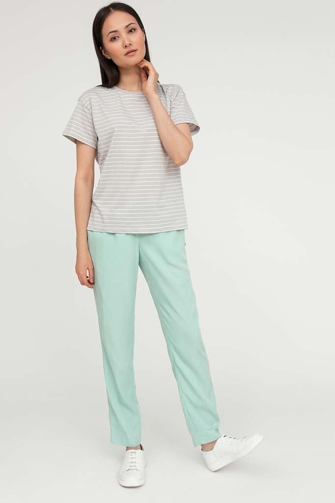 

Брюки женские Finn Flare S20-32050 зеленые XL, S20-32050