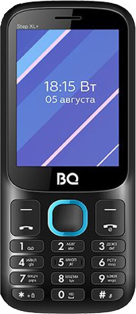 фото Мобильный телефон bq 2820 step xl+ black/blue