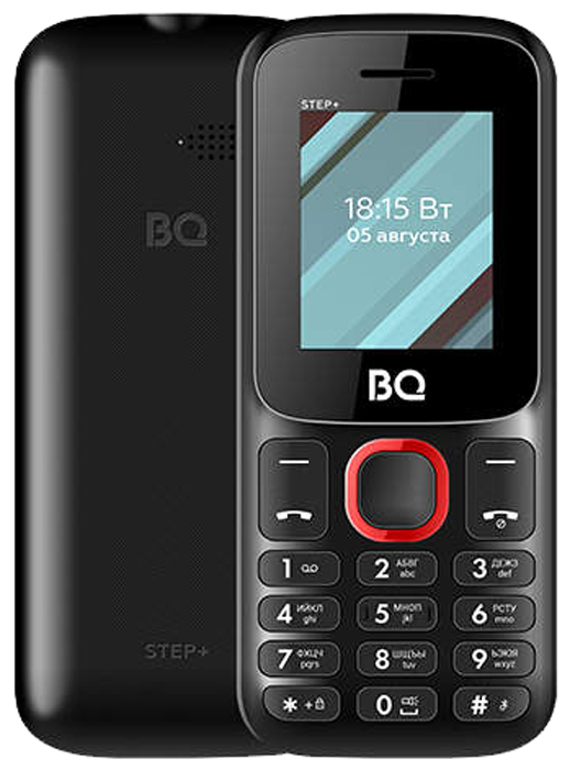 фото Мобильный телефон bq 1848 step+ black/red