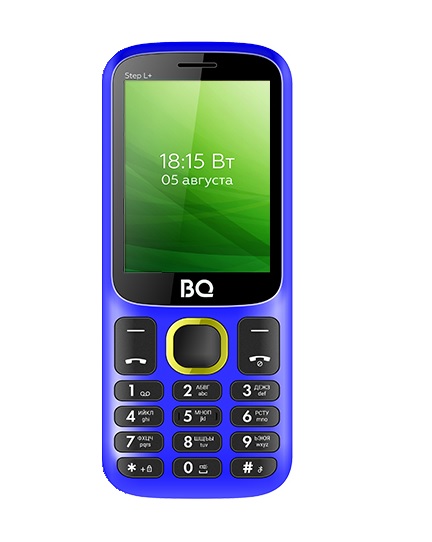 фото Мобильный телефон bq 2440 step l+ blue/yellow