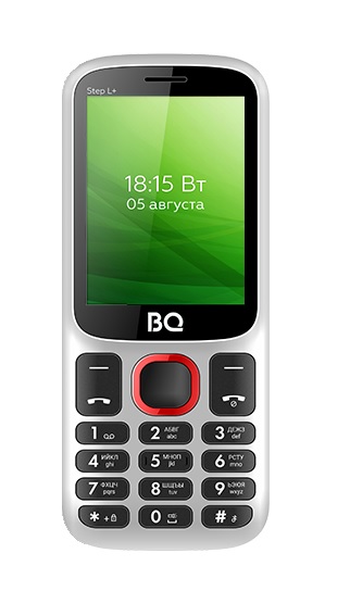 фото Мобильный телефон bq 2440 step l+ white/red