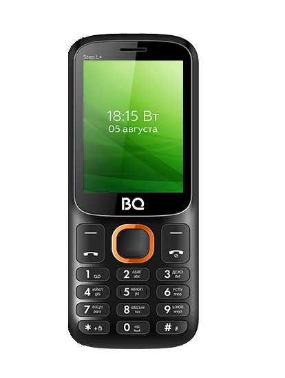 фото Мобильный телефон bq 2440 step l+ black/orange