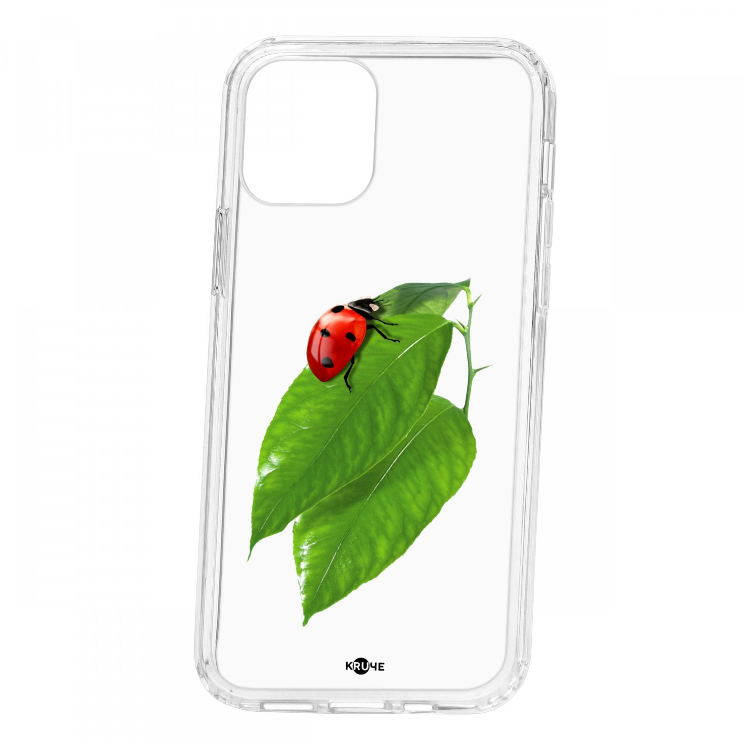 фото Чехол накладка для телефона ip 12 kruche print ladybug кruче