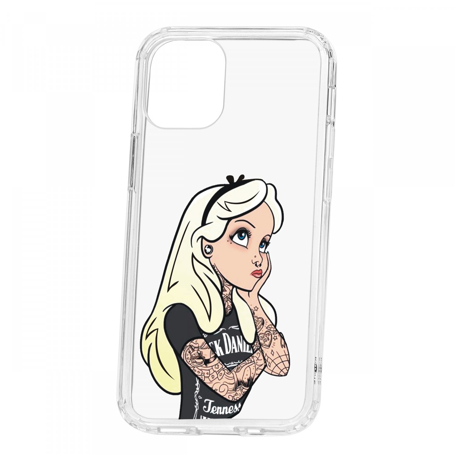 фото Чехол накладка для телефона ip 12 mini kruche print tattoo girl кruче