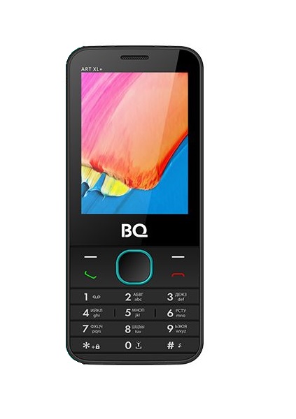 фото Мобильный телефон bq 2818 art xl+ green/black