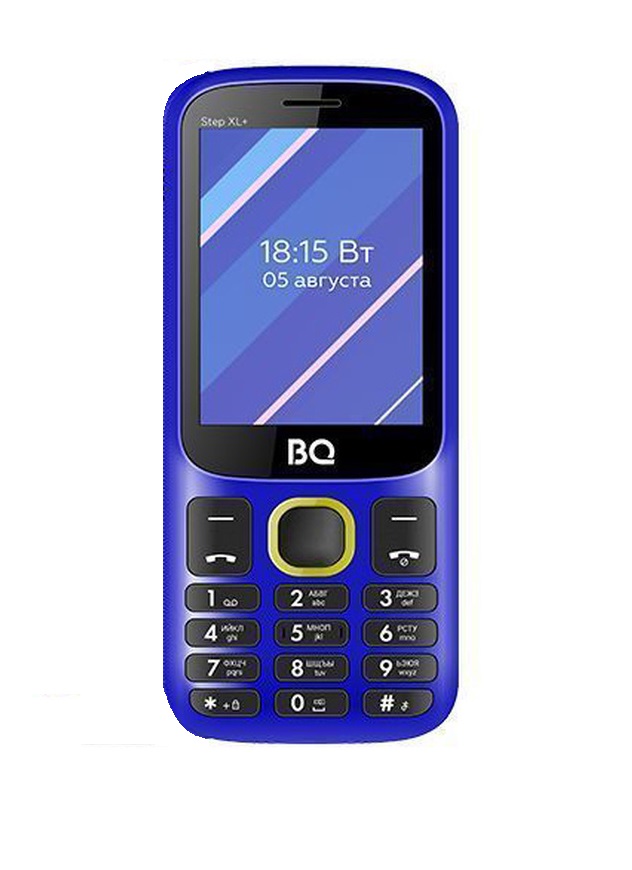 фото Мобильный телефон bq 2820 step xl+ blue/yellow