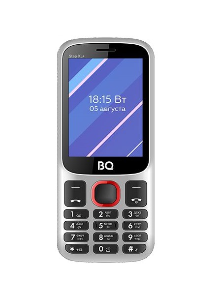 фото Мобильный телефон bq 2820 step xl+ white/red