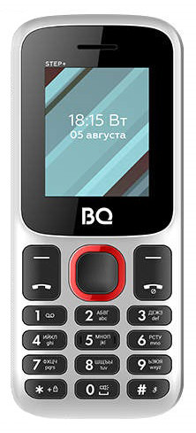 фото Мобильный телефон bq 1848 step+ white/red