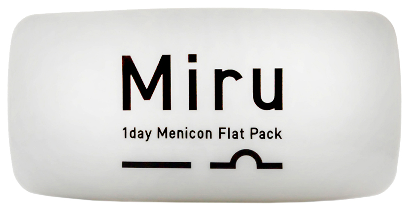 фото Контактные линзы miru 1 day menicon flat pack -5,00 30 шт.