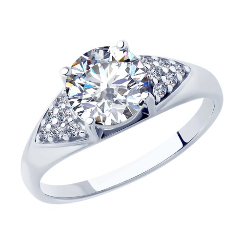 

Кольцо из серебра р. 19 SOKOLOV 94012876, фианит, 94012876